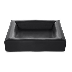 Bia Bed Kunstleer Hoes Hondenmand Zwart Bia-2 60X50X12,5 Cm