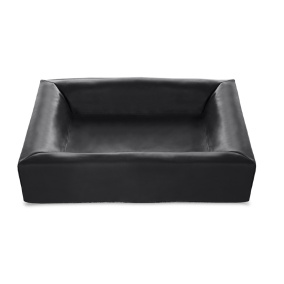 Bia Bed Kunstleer Hoes Hondenmand Zwart Bia-3 70X60X15 Cm