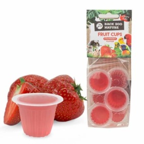 Back Zoo Nature Fruit Cups Strawberry (6 Pcs)