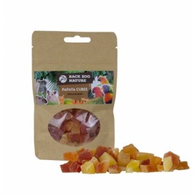 Back Zoo Nature Papaya Cubes 50 Gram