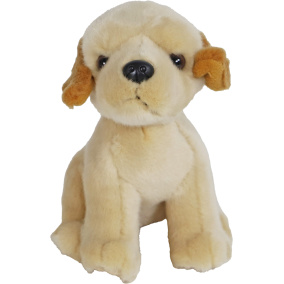 Boony Natural Deco Labrador Pluche Zittend Blond 20 Cm