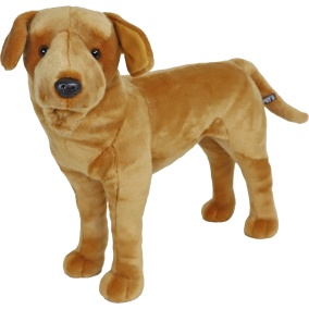 Boony Natural Deco Labrador Pluche Staand Blond 53 Cm