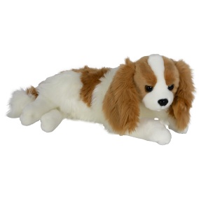 Boony Natural Deco Kingcharles Spaniel Pluche Br/wit 35cm