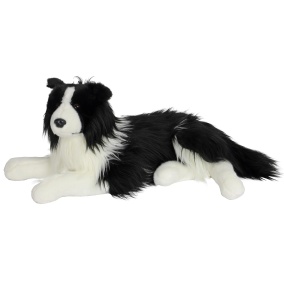 Boony Natural Deco Collie Pluche Liggend 53 Cm
