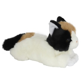 Boony Natural Deco Kat Pluche Liggend Lapjes 30 Cm