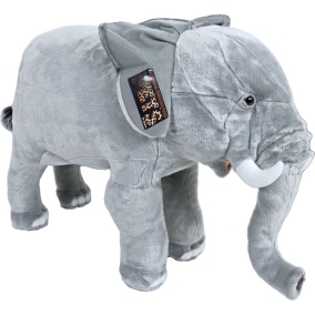Boony Natural Deco Olifant Pluche Staand 75cm